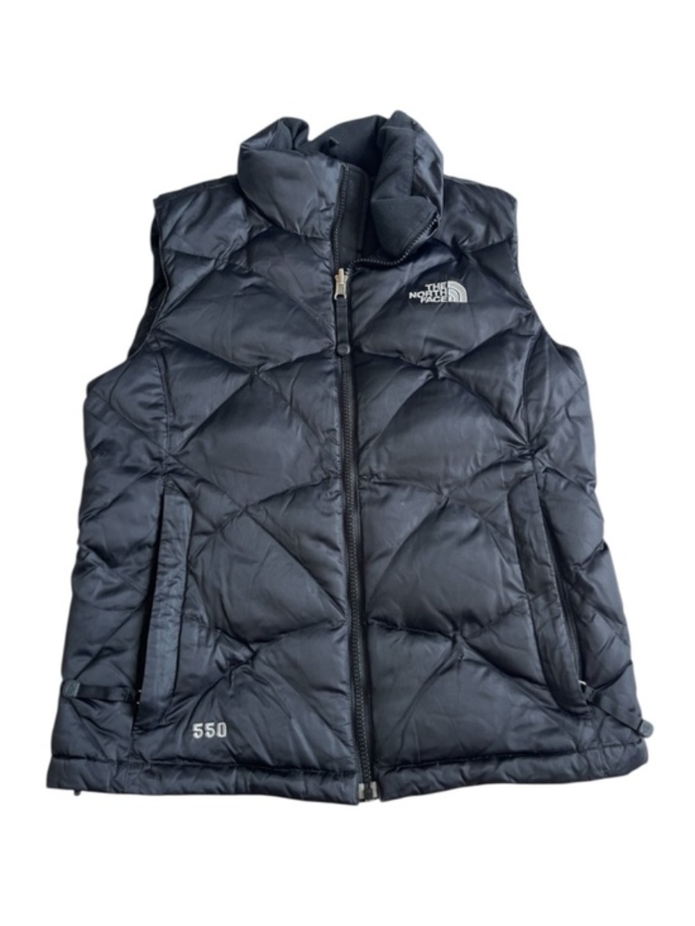 The North Face Black Quilted 550 Puffer Vest